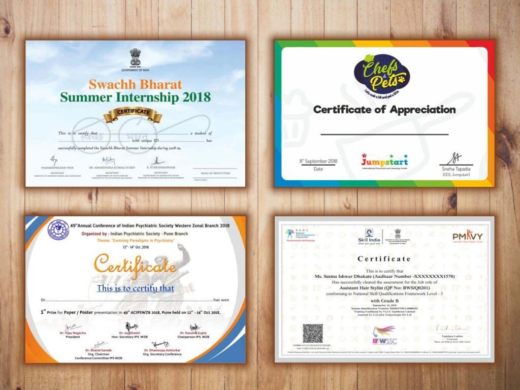 Certificate Printing Prescot