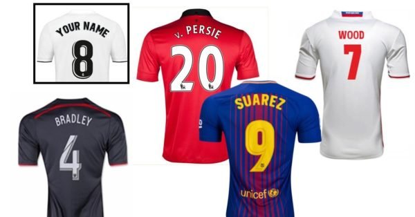 Football Shirt Printing Prescot